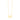 14K Yellow Gold Cancer Necklace