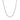 3.5mm 14k White Gold Pendant Chain with Textured Links