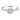 14k White Gold Diamond Engagement Ring Mounting with Shared Prong Diamonds