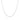10k White Gold Solid Diamond Cut Rope Chain 1.4mm