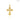 14k Two-Tone Gold Fancy Cross Pendant with Diamond Cuts