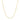 14k Yellow Gold Round Cable Link Chain 1.5mm