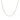 14k White Gold Adjustable Cable Chain 0.9mm