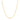 14k Yellow Gold Diamond-Cut Alternating Bead Chain 1.5mm