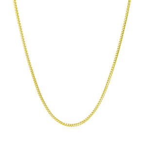 14k Yellow Gold Franco Chain 1.2mm