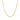 2.25mm 10k Yellow Gold Solid Diamond Cut Rope Chain