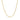 2.0mm 10k Yellow Gold Solid Diamond Cut Rope Chain