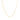 14k Yellow Gold Diamond Cut Round Wheat Chain 0.6mm