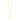 14K Yellow Gold Sagittarius Necklace