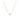 14k Yellow Gold 17 inch Necklace with Round Blue Topaz