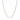 Rhodium Plated 1.8mm Sterling Silver Popcorn Style Chain