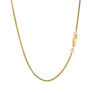 14k Yellow Gold Franco Chain 0.9mm