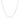 14k White Gold Round Cable Link Chain 1.1mm