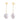 14k Yellow Gold Tesoro Pearl Drop Earrings