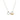 Sterling Silver Two Toned Mom Necklace with Cubic Zirconias