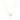 14k Yellow Gold Necklace with Interlocking Petite Rectangles