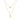 14k Yellow Gold Double-Strand Chain Necklace with Puff Moon and Star