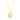 14k Yellow Gold Flower Necklace with Pearl