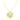 14k Yellow Gold Necklace with Heart in Mother of Pearl