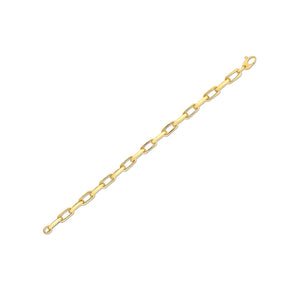 14k Yellow Gold French Cable Link Bracelet (6mm)