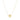 14k Yellow Gold Necklace with Five Pointed Star