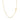 14k Yellow Gold Chain Necklace with a Shiny Flat Bar