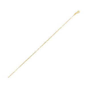 14K Yellow Gold Fine Paperclip Chain (1.2mm)