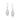 Sterling Silver Teardrop Filigree Style Drop Earrings