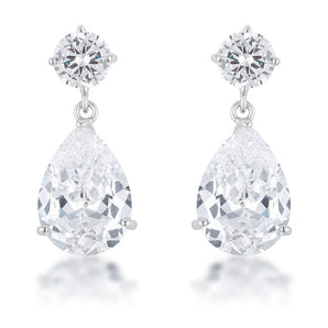 Shimmering CZ Earrings