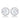 5.84 Ct Rhodium Clear CZ Round Halo Earrings