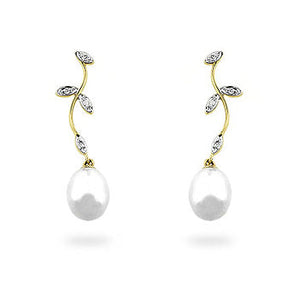 Pearl & Diamond Earrings