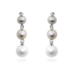 Multicolor Pearl Earrings