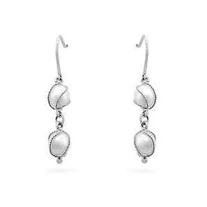 White Gold Pearl Drops