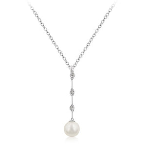 Pearl and Diamond Necklace in Set