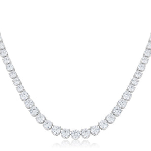 Graduated Cubic Zirconia Necklace