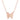 Breanne Rose Gold Stainless Steel Rose Gold Butterfly Necklace