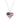 Stars and Stripes Rhodium Necklace with CZ