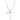 Contemporary Stainless Steel Cross Necklace