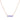 Rose Gold Plated Purple Opal Bar Necklace