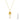 Golden Elegant Teardrop Crest Pendant