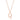 Elaina Rose Gold Stainless Steel Q Initial Necklace