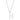 Elaina Rhodium Stainless Steel H Initial Necklace