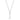 Elaina Rhodium Stainless Steel I Initial Necklace