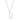 Elaina Rhodium Stainless Steel U Initial Necklace