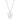 Elaina Rhodium Stainless Steel W Initial Necklace