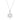 Stella 0.3ct CZ Rhodium Star Drop Necklace