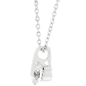 Classic Solitaire Cubic Zirconia Pendant