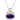 Majestic Amethyst Cubic Zirconia Pendant