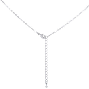 Halo Graduated Cubic Zirconia Pendant