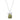 Olivine Pendant with Bow